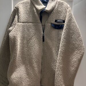 Columbia Men's Tan Sherpa Fleece Jacket